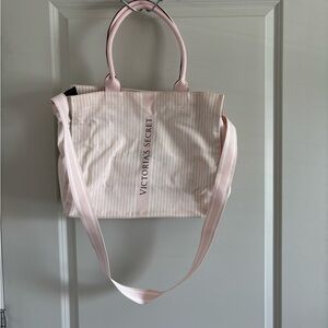 Victoria's Secret Pink Tote Bag with Shimmery Finish